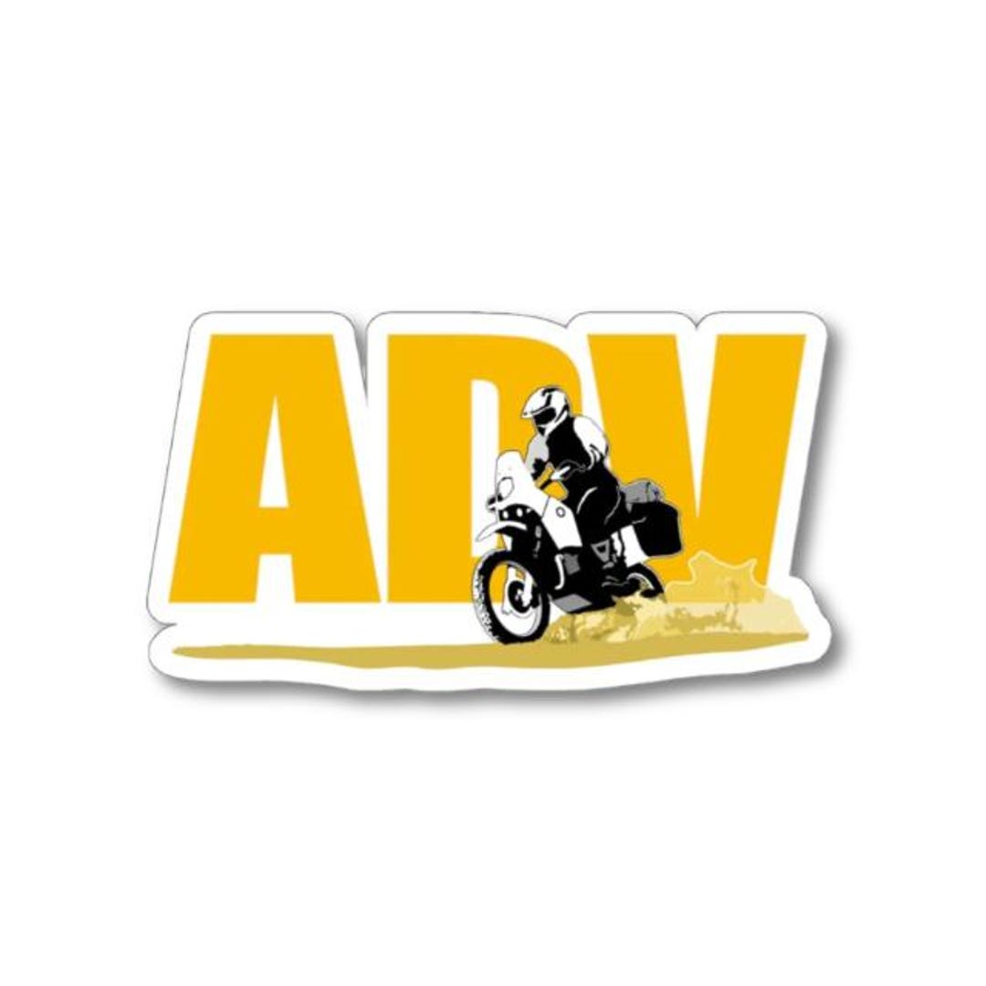 Dual Sport Adventure | Motorcycle Die-cut Stickers - Outdoor Enthusiast ...