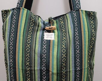 Handwoven Cotton Tote Bag-2