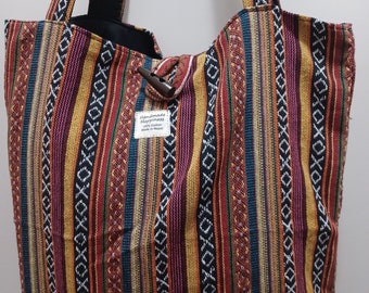 Handwoven Cotton Tote Bag-3