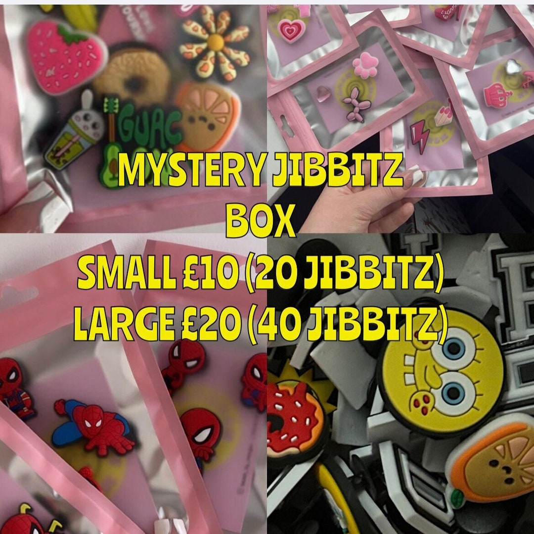 Mystery JIBBITZ Box/ Mystery Croc Charms/ Crocs/ Mystery Box/ Etsy