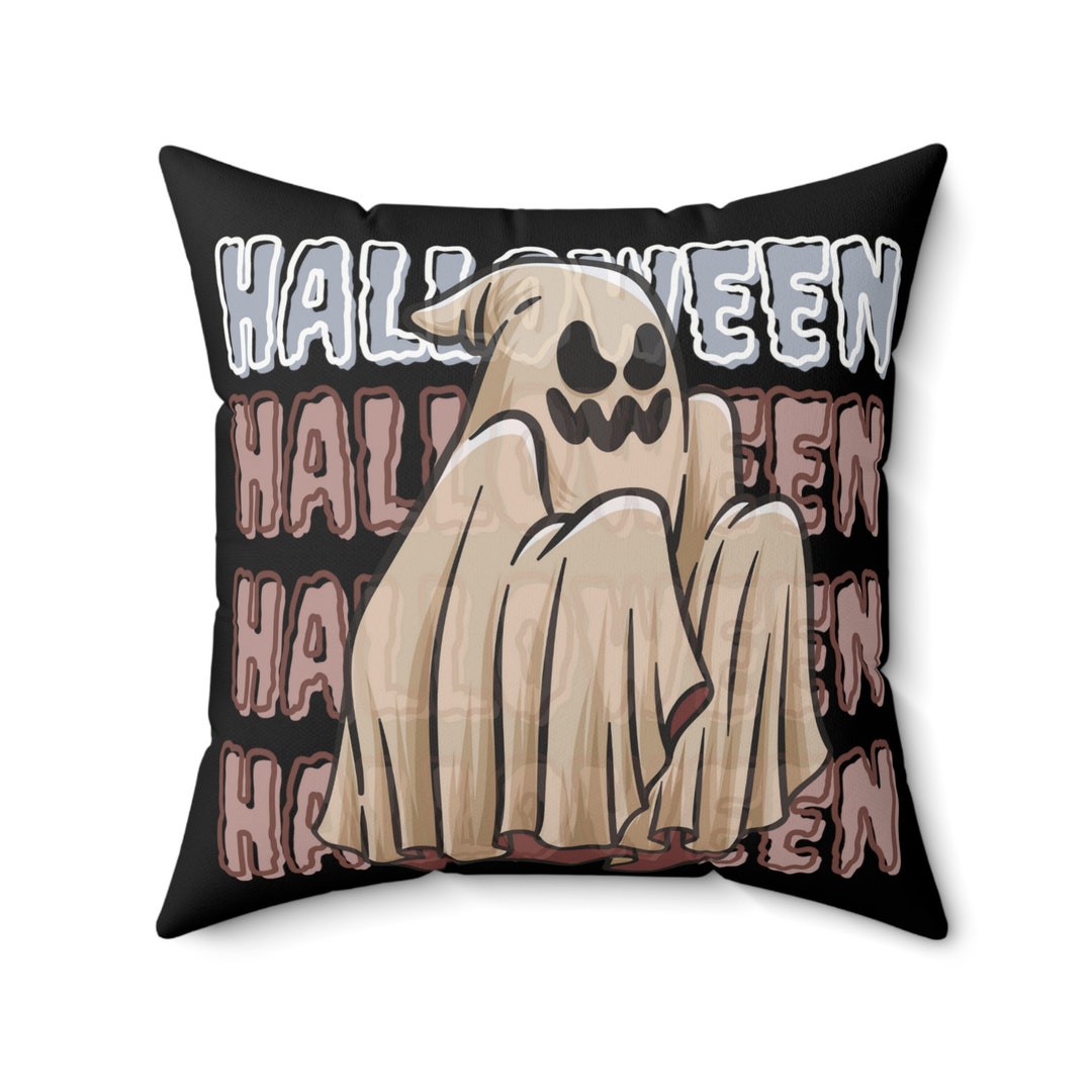 Halloween Ghost Pillow Spooky Halloween Decor Bootiful Etsy