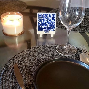 Connect Effortlessly with Custom 3D Printed WiFi QR Codes  Perfect for Businesses & Homes