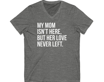 Love Never Left_Unisex Jersey Short Sleeve V-Neck Tee V2