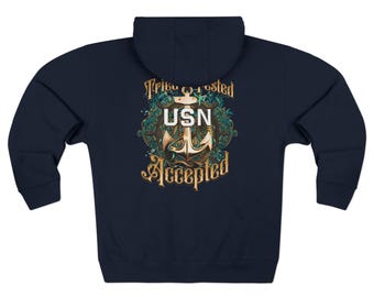 Tried Tested & Accepted - Unisex Premium Full Zip Hoodie