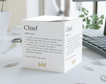 Chief Definition - Note Cube