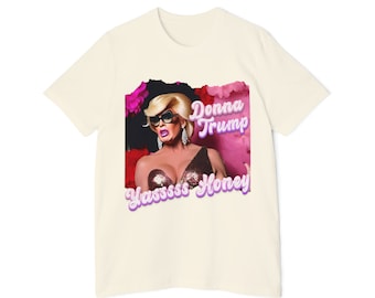 Trump Queen: Unleashing the Diva Within - Unisex Short-Sleeve Jersey T-Shirt