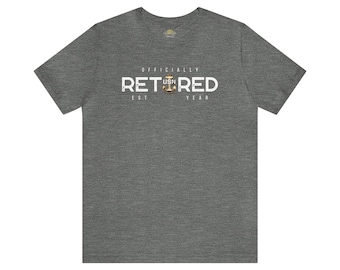 CPO Officially Retired - Unisex Jersey Short Sleeve Tee
