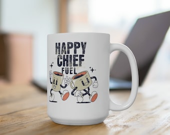 Happy Chief Fuel - Ceramic Mug 15oz