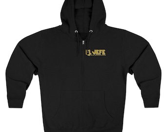 El Jefe - Anchor Word Cloud -  Unisex Premium Full Zip Hoodie