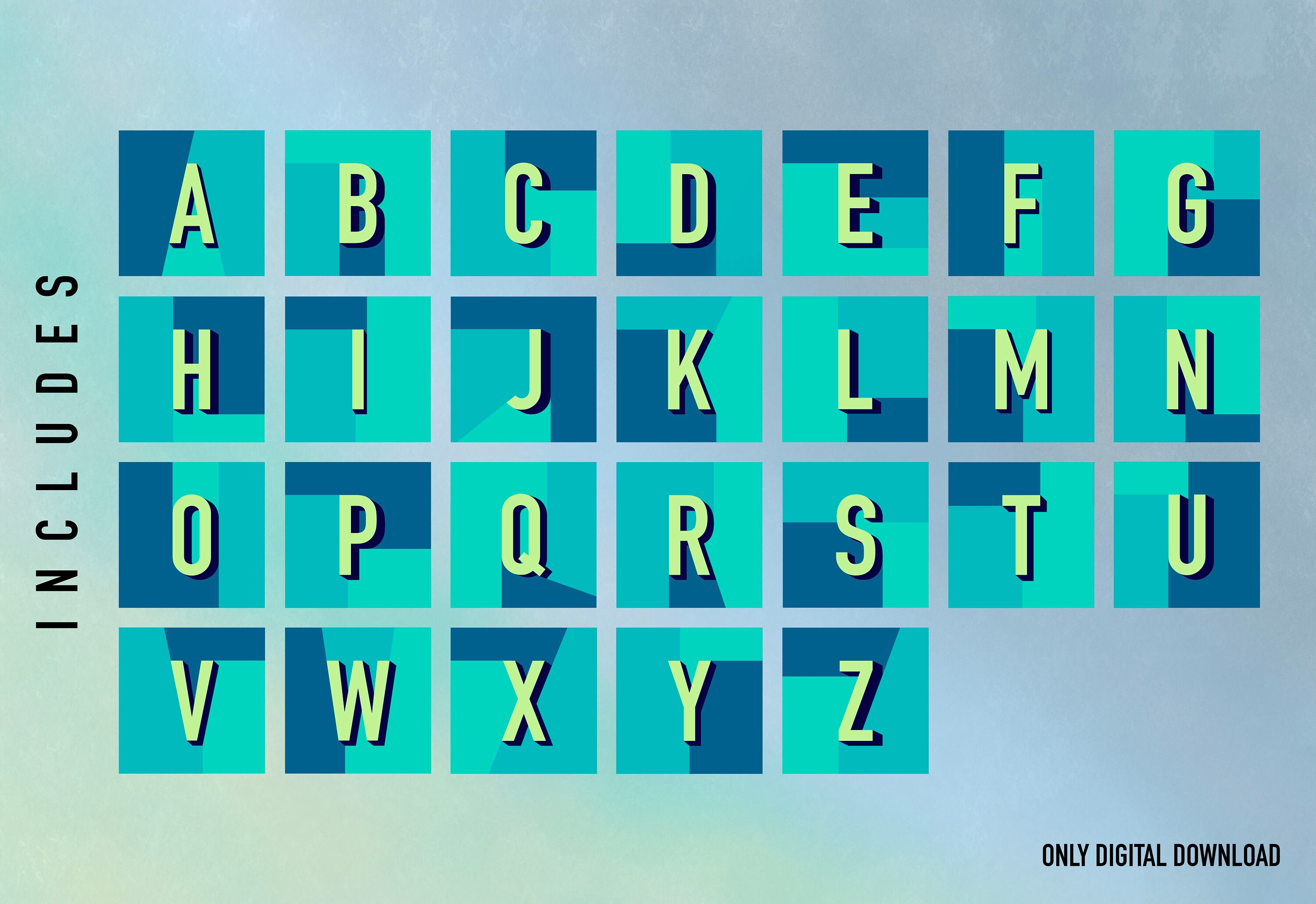 Cute DIY Printable Banner Printable Alphabet Banner Etsy