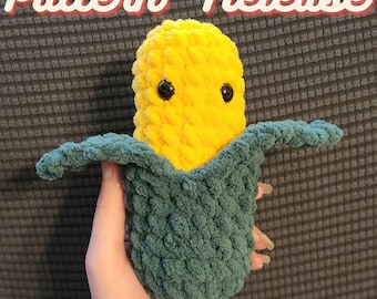 Patroon gehaakt maisknuffel, amigurumi-speelgoed (pdf-patroon)