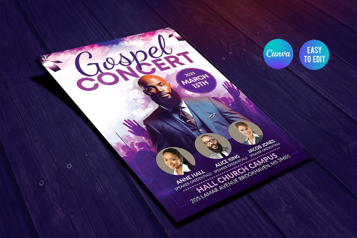 Image 6 for Gospel Meeting Flyer Template