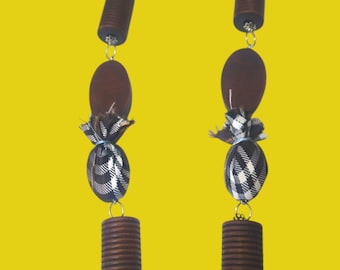Handmade Wood  Necklace