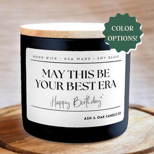 Best Era Birthday Candle Gift, Best Friend Birthday Gifts, Birthday Era Candle, Eras Gift, Gifts for Her, Funny Candle, Subtle Merch, Sister