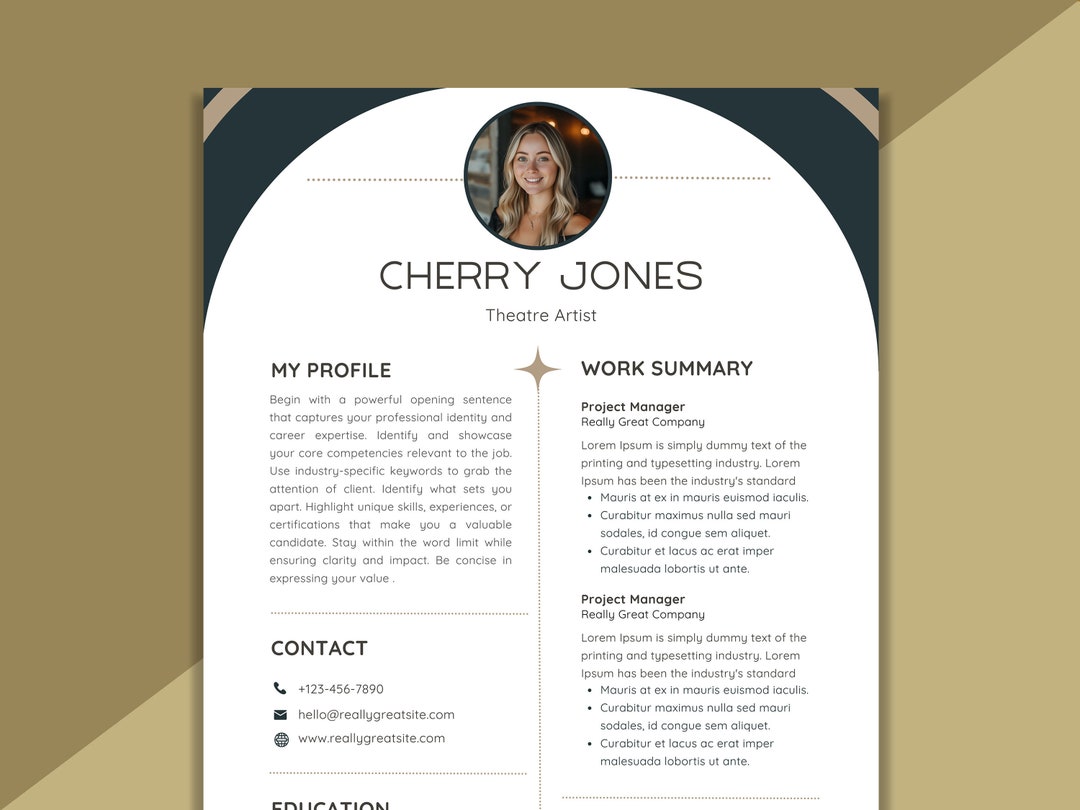 Theatre Resume Template, Google Docs Resume Templates, Acting Resume Theatre Resume Template, Google Docs Resume Templates, Acting Resume