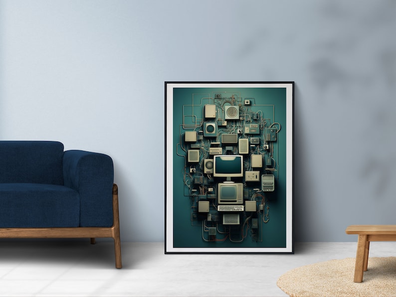 Computer Science Art, Computer Science Print, Technology Art ...