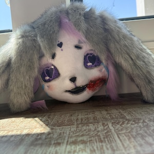 Purple gore bunny kemono fursuit