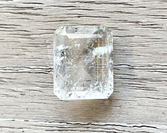 Rutilated Quartz Emerald Cut