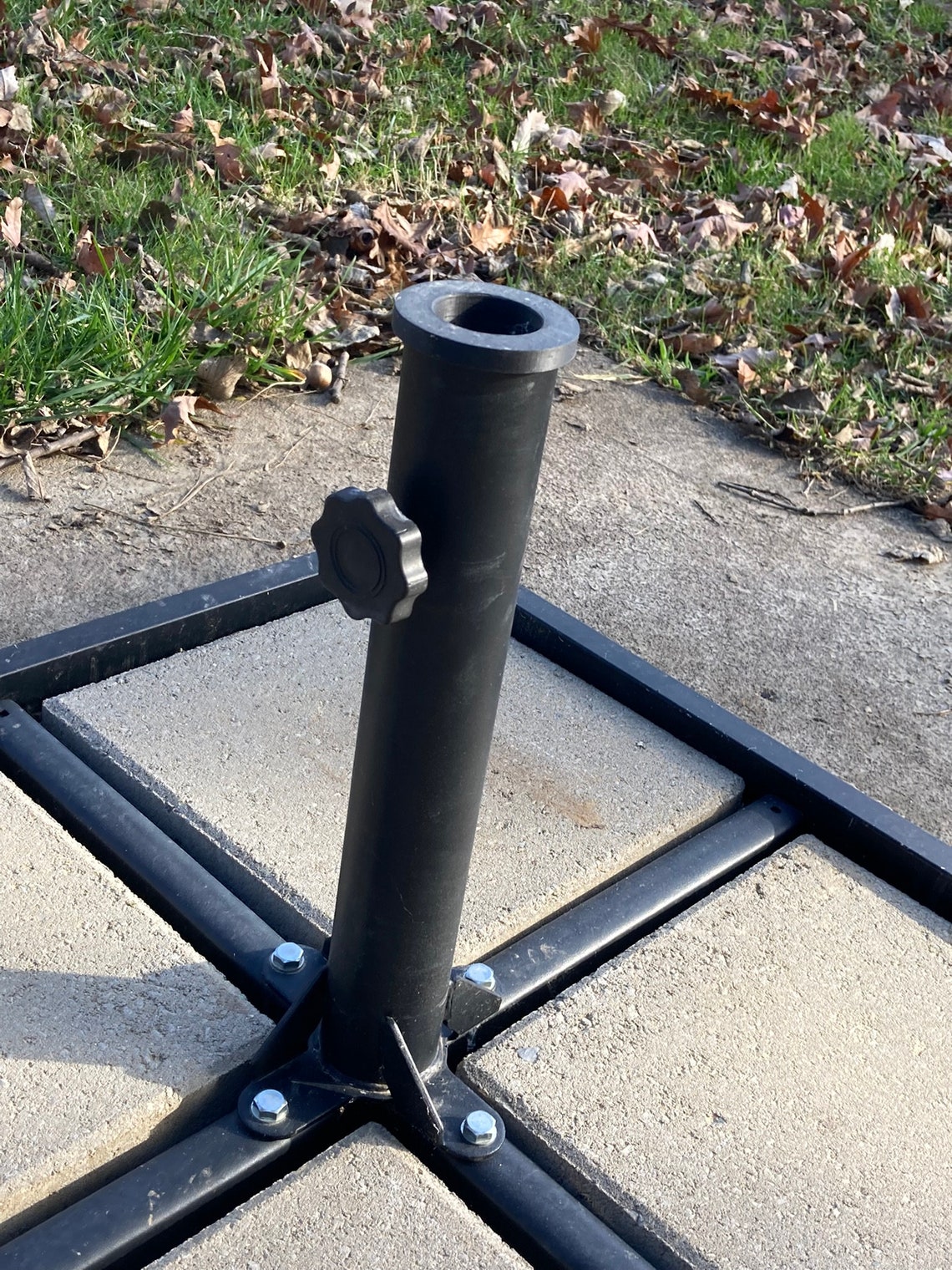3D Printed Umbrella Stand/stabilizer Adapter 2 Base to 1.5 or 1.75 Umbrella Pole Custom Sizes