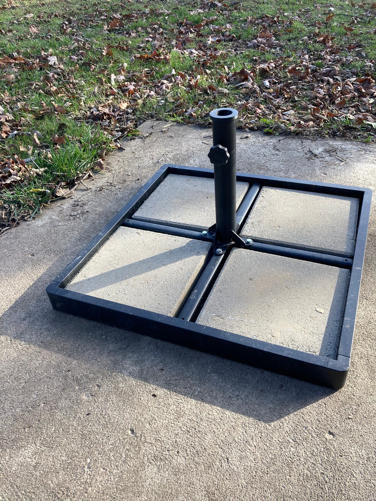 3D Printed Umbrella Stand/stabilizer Adapter 2 Base to 1.5 or 1.75