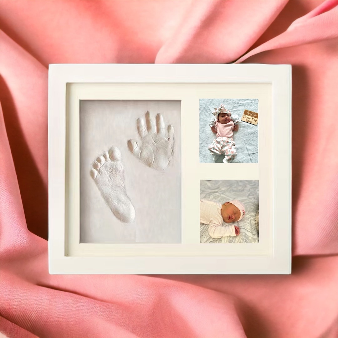Kit Empreinte Main Et Pied Bébé 6 Couleurs - Peinture Non Toxique Souvenir Nouveau-Né - Cadeau Naissance