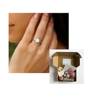 DIY Breast Milk Ring Keepsake Kit – Make Your Own Breastmilk Jewelry, Memorial Gift for Mom, Personalized Baby Keepsake Adjustable