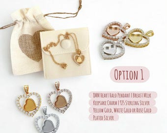 Add-On: Extra Necklace for DIY Breastmilk Jewelry Kit – Additional Pendant Base Only – Must Be Purchased with Kit