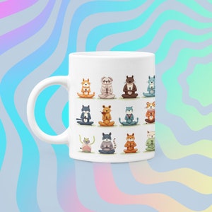 Funny Yoga Coffee Mug | Yoga Coffee Mug Gift | Yoga Gift for Friends | Yoga Coffee Mug Gift | Coffee Mug for Yoga Lovers | Yoga Lovers