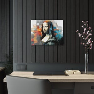 Mona Lisa by Leonardo Da Vinci Wall Decor, Beautiful Woman Wall Decor, Entryway Decor, Abstract Wall Decor Art