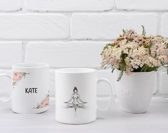 Namaste Mug - Personalised Coffee Mug - Gift For Friends