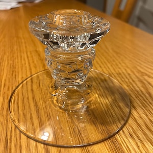 Fostoria taper candleholder