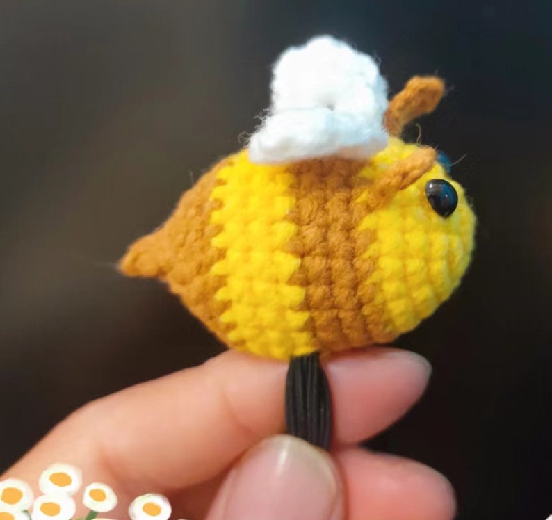Small Bee -crochet Pattern Amigurumi - Crochet Pattern Pdf - Chubby Bee ...