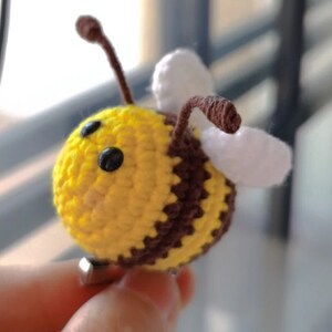 Small Bee -crochet Pattern Amigurumi - Crochet Pattern Pdf - Chubby Bee ...