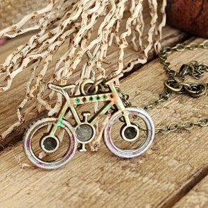 Necklace Colorful Bicycle
