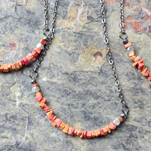 Orange Agate Necklace