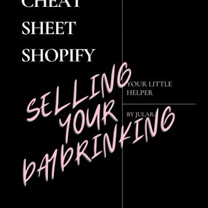 Cheat Sheet Shopify, How to start, Checklist, Roadmap, Print on Demand, Dropshipping, Shopify Store Setup, Website, Online Shop