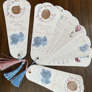 petal fan, wedding program, program fan, anniversary program, sweet 16 program, program petal fan, custom program