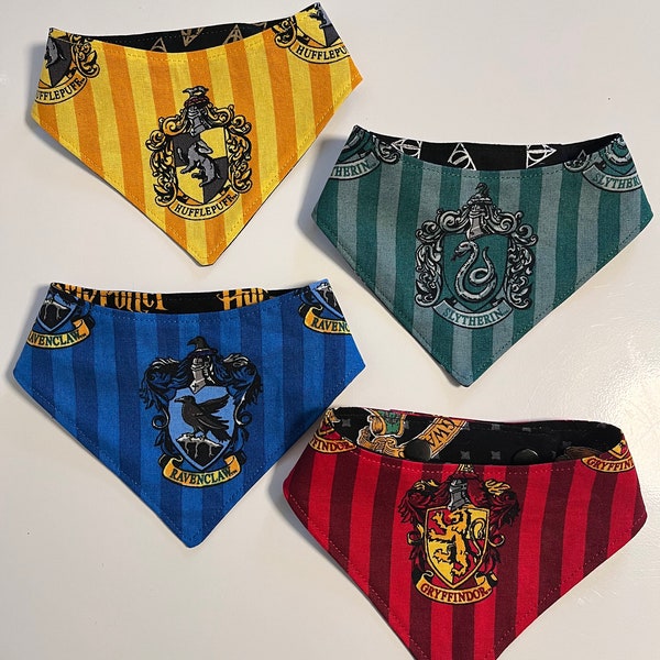 Hogwarts House Pet Bandana