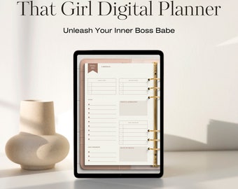That Girl Planner, Updated Digital Planner 2024 - Etsy