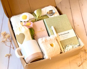 Caja de regalo "Mejórate pronto": Paquete de autocuidado Hygge