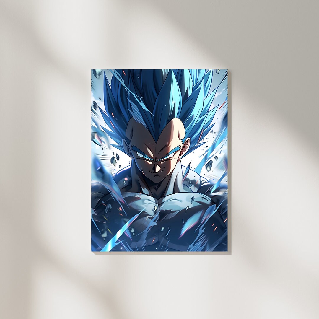 Poster A4 Goku e as esferas do dragão