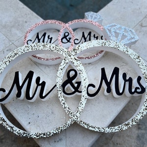 Custom Bridal Pool Float Party Decor for Mr and Mrs Engagement Party Styrofoam Anniversary Decor for Bridal Shower Decor for Wedding Party