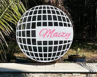 Custom Disco Ball Floating Foam Decor, Disco Party Theme Centerpiece, Pool Party Decor, Disco Fever Bachelorette Party, New Year's Party