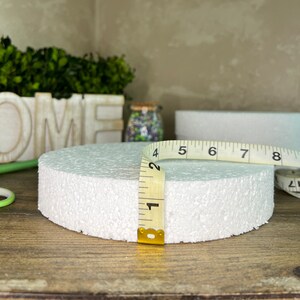 Star, Circle EPS Foam Shapes for DIY Crafts, Dummy Cakes image 4