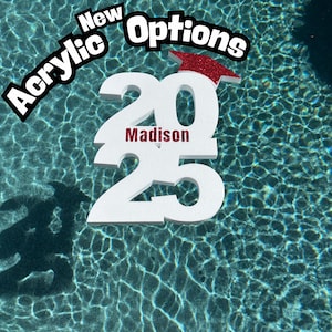 Custom 2026 Grad Party Decor, Pool Letters, Graduation Numbers For The Pool, Graduate Foam Pool Float, Outdoor Grad Party Personalized Decor