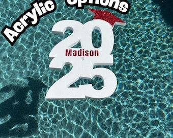 Custom 2026 Grad Party Decor, Pool Letters, Graduation Numbers For The Pool, Graduate Foam Pool Float, Outdoor Grad Party Personalized Decor