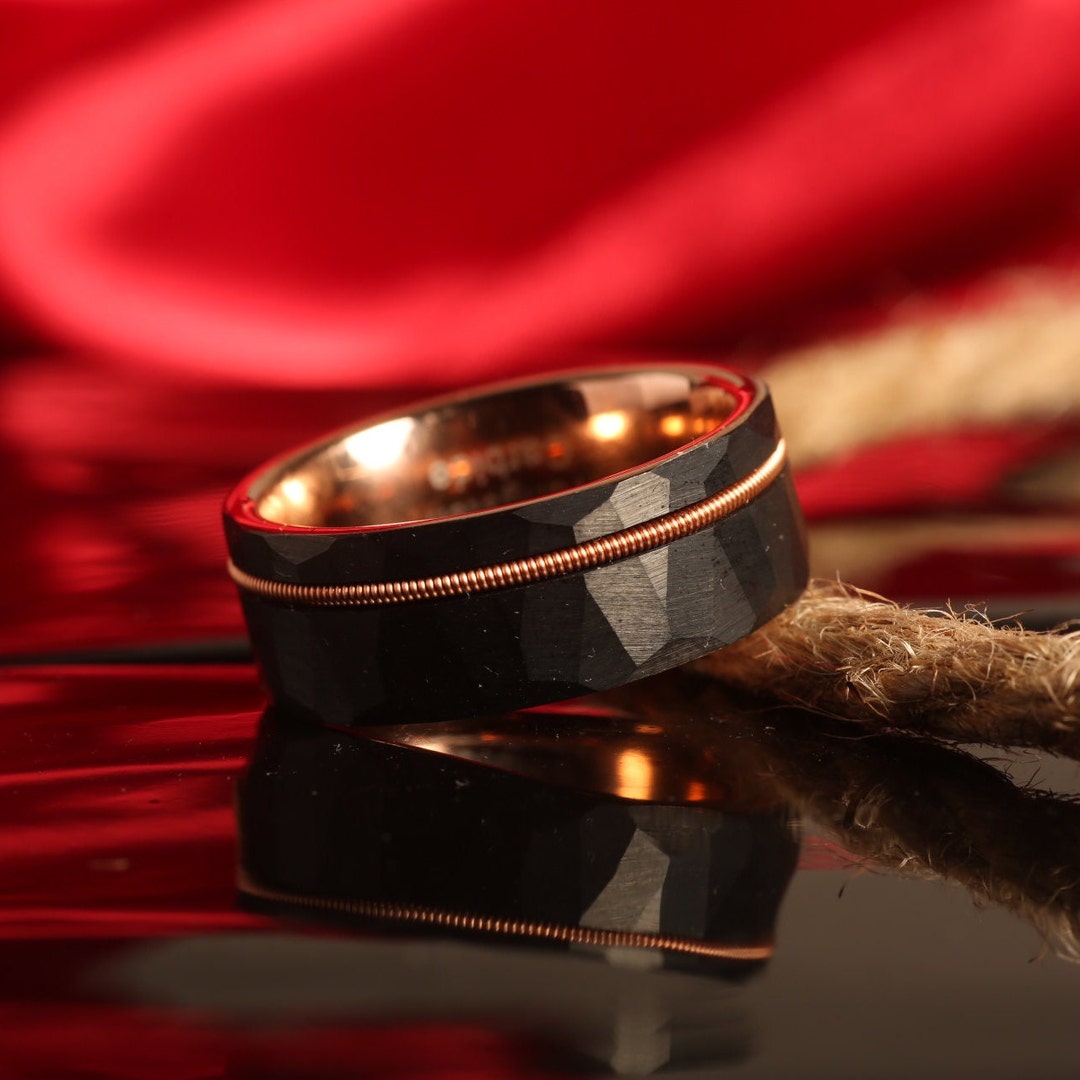 Men's Wedding Ring the Guitarist Guitar String Ring Etsy