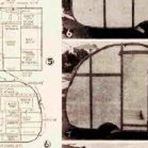 Puede incluir: Un diagrama en blanco y negro que muestra el diseño de una caravana. El diagrama muestra la ubicación de la cama, la cocina, el baño y otras características. El diagrama está etiquetado con números y texto.