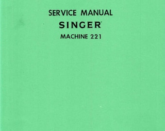 Descargar PDF Manual de costura Singer 221
