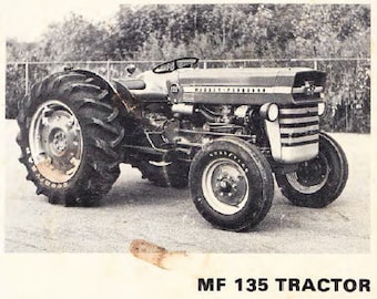 Manuale del proprietario del trattore Massey Ferguson 135 in formato PDF scaricabile digitalmente